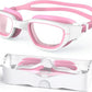 Kids Swim Goggles,Swimming Goggles for Kids 6-14, Anti-Fog UV Protection Pool Glasses for Boys Girls