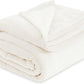 Bedsure Fleece Blanket California King - Lightweight Plush Fuzzy Cozy Soft Blankets for Bed, Cream, 102x96 inches