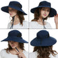 EINSKEY Wide Brim Sun Hat, UPF 50+ UV Protection Waterproof Packable Bucket Hat for Men & Women, Fishing Hiking Beach Garden