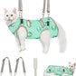 Supet Cat Grooming Hammock, Self-Adhesive Cat Nail Clipper Hammock, Soft Fabric Cat Wrap for Cutting Nails, Quickly Calm Down for Medicine, Teeth Brushing, Ear Cleaning