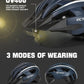 VICTGOAL Bike Helmet for Men Women with Led Light Detachable Magnetic Goggles Removable Sun Visor Mountain & Road Bicycle Helmets Adjustable Size Adult Cycling Helmets