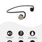 nwm GO Wireless On-Ear Speakers (Open Ear Earphones) Sound Leakage suppressed (PSZ Technology - Bone Conduction Alternative) Designed in Japan | Soil Beige