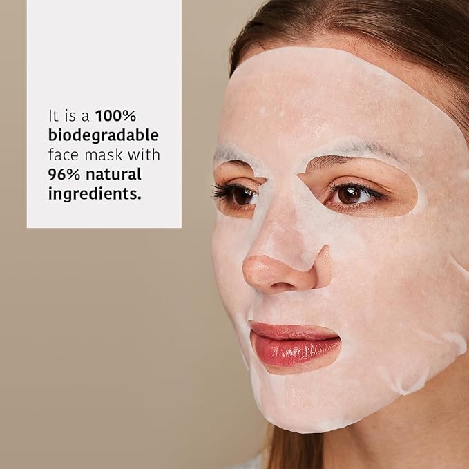 IROHA NATURE Replumping & Anti-Aging Tissue Face Mask (Pack of 15) | With Triple Hyaluronic Acid | Deep Hydration & Anti-Aging Effect | Softer, Calmer Skin | 100% Vegan