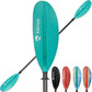 Kayak Paddle Premium Carbon Fiber Paddle with Reinforced PP + Fiberglass Blade, Floating Adjustable Kayaking Oars, 3 Piece, 220-240 cm/86-94 Inches, 240-260 cm/94-102 Inches
