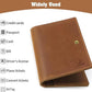 Jack&Chris Genuine Leather Passport Holder For Travel, RFID Blocking Handmade Passport Holder with Card Case Organized & Safe, Quality Travel Essentials for Women and Men for Gifting, Light Brown