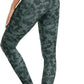 DIBAOLONG Womens High Waist Yoga Pants Cutout Ripped Tummy Control Workout Running Yoga Skinny Leggings
