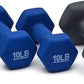 Amazon Basics Neoprene Dumbbell Hand Weights for Exercise and Muscle Toning