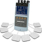 iStim TENS EMS Muscle Stimulator, EV-906 for Pain Relief and Muscle Strengthening, Japanese Gelled Electrodes Included
