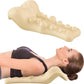 Neck and Shoulder Relaxer with Upper Back Massage Point, Cervical Traction Device Neck Stretcher for TMJ Pain Relief and Cervical Spine Alignment Chiropractic Pillow (Beige)