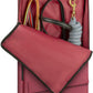 Horse Bridle Bag, Horse Tack Carry Bag with 3 Prong Tack Rack for Halters, Bridle, Harness, Equestrian Reins, Bits and Headstalls (Wine Red)