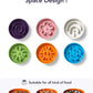 LE TAUCI Ceramic Slow Feeder Dog Bowls Small Breed, 0.6 Cups Dog Food Dish for Fast Eaters, Puzzle Bowl for Small Dogs and Cats,Sun Orange