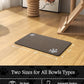Pet Feeding Mat-Absorbent Dog Mat for Food and Water Bowl-No Stains Quick Dry Water Dispenser Mat-Dog Accessories Pet Supplies-Bowl for Messy Drinkers（Brown,12"x19"