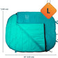 Ultralight Dog Sleeping Bag Backpacking—Outdoor Dog Bed for Hiking—Backpacking Gear for Dogs—Dog Hiking Gear—Dog Camping Gear—Packable Sleeping Bag for Dogs—Dog Travel Bed (Glacial Blue | Large)