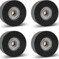 Rowing Machine Seat Wheels for Various Resistance Rowing Machines, Fitness Trolley Seat Rail Rollers Water Resistance