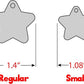 Personalized Dog Tag with 5 Lines of Custom Deep Engraved Durable Stainless Steel Pet ID Name Tag Designer Small Size Star