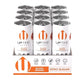 UPTIME Energy Drink, Blood Orange Sparkling, 12 Pack, Vitamin C, L Theanine, Calcium, Sugar Free Energy Drinks for Focus Support, 142mg of Natural Caffeine, 0 Calories, Clean, Natural, 12 fl oz Cans