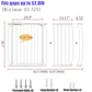 Extra Wide Baby Gate 48-53 Inch, Tension Mounted No Drilling, Pressure Mounted Indoor Safety Gate for Stairs & Doorways - Metal Design for Kids and Pets, White