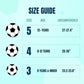 Soccer Ball Size 3/4/5 with Pump & Bag - Pack of 1, 2 or 3 - Official Size & Weight - Classic Black & White - Indoor Outdoor Use - Durable & Long-Lasting - Ideal Gift for Toddler, Kids, Youth & Adults