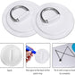 TOBWOLF 6 Pack Stainless Steel D-Ring Patch for Inflatable Boat Kayak Dinghy SUP, D-Ring PVC Patch Stand-Up Paddleboard Canoe Rafting Accessories, NO Glue Included