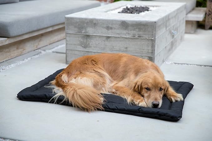 K9 Ballistics Tough Ripstop Dog Crate Pad - Durable & Machine Washable with Non-Skid Bottom and 120-Day Warranty, Fits 30" Wire Crates - Small, Blue Quartz