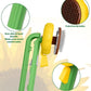 Self-Cleaning Dog & Cat Slicker Brush, Skin Friendly Deshedding Grooming Tool for Long or Short Haired Dogs Cats Rabbits, Dog Shedding Brush with Release Button-Sunflower