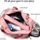 MABROUC Duffle Bag For Women, Sports Duffel Bag for Gym with Wet Pocket & Shoe Compartment, Overnight Weekender Travel Bag