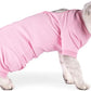 LIANZIMAU Cat Surgical Recovery Suit Professional for Male Female Dog Abdominal Wounds Cone E-Collar Alternative Anti-Licking Pet Surgical Recovery Pajama Suit Soft Fabric Onesie for Cats