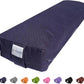 Sol Living Yoga Bolster Pillow Rectangular Meditation Cushion Cotton Meditation Accessories for Restorative Yoga Meditation Pillow Yoga Pillow Firm Body Pillow Bolster Pillow for Legs Removable Cover