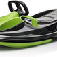 Snow Sled for Kids, Adults - Toboggan Sled, Easy Turning Steering Wheel, Anti-Slip Seat, Pull Up Brake, Durable Plastic Sled, Lightweight, Snow Sleds, Age 3+ 260 lbs