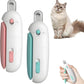 Celery Pets Nail Clippers, Adjustable Claw Clippers for Cats, Round-Hole Trimmer with Dust Storage, Safe Pet Claw Clipper Grooming Tool, Adjustable Nail Cutter for Small Large Cat/Dog (Pink+Blue)