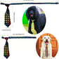 PET SHOW 10pcs Paw Print Medium Dog Ties Neckties for Medium Large Dogs Adjustable Holiday Birthday Grooming Accessories Neck Ties Girl Boy Festival Wedding Costumes Puppies Party Gift