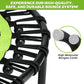 ONETWOFIT Foldable Rebounder Trampoline for Adults, 40/42/45” Mini Fitness Trampoline W/Adjustable Foam Handle Bungees, Quiet Exercise Trampoline for Personal Indoor Workout
