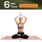 Yoga Mat Non Slip, Anti-Tear 3/16 Thick TPE Yoga Mats for Women and Men, 72"x24" Exercise & Fitness Mat with Carrying Strap, Workout Mats for Yoga, Pilates and Floor Exercise