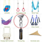 Stainless Steel Punching Bag Hanger with Bearing Heavy Bag Ceiling Mount Hardware 1000 LB Capacity 360° Swivel Hook for Boxing Bag Hanging Hardware Heavy Bag Hanger Mount Hooks with Carabiner