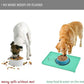 Waterproof Pet Feeding Mat with High Raised Edges, Heavier and Thicker Placemats for Cat Dog Water Bowl with BPA Free, Dogs Cats Food Mats for Messy Drinkers to Prevent Spill and Protect Floors