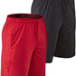 DEVOPS Men's 2-Pack Loose-Fit 10" Workout Gym Shorts with Pockets
