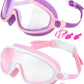 Rantizon Swim Goggles 2 Pack, Wide View Anti Fog&UV Swimming Goggles for Audlt, No Leaking Swim Glasses for Men Women Kids