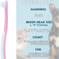Small Dog Toothbrush, Cat & Puppy Tooth Brushing Kit, Ultra Soft & Mini Head Teeth Brush for Kitten & Tiny Pet, Doggy Toothbrushes Deep Dental Cleaning, 2 PCS - Pink Color