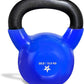 Yes4All 5-100 LB Kettlebells Vinyl Coated Cast Iron for Dumbbell Weights Exercises, Gym, Fitness, Full Body Workout Equipment Push up, Grip and Strength Training