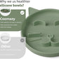 Coomazy Silicone Slow Feeder Dog Cat Bowls, Interactive Puzzle Toy for Pets Dry/Wet Food Training, Keeps Dogs Cats Busy, Prevents Puppy Kitty Overeating (Green, 0.8 Cup)