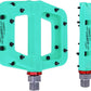 FOOKER MTB Pedals Mountain Bike Pedals 3 Bearing Non-Slip Lightweight Nylon Fiber Bicycle Platform Pedals for BMX MTB 9/16"