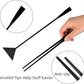 Aquarium Aquascaping Tool Stainless Steel Aquascape Tools Kit 4 in 1 Anti-Rust Fish Tank Starter Kit with Tweezers Scissors Spatula for Aquarium Plants (Black)