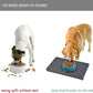 Waterproof Pet Feeding Mat with High Raised Edges, Heavier and Thicker Placemats for Cat Dog Water Bowl with BPA Free, Dogs Cats Food Mats for Messy Drinkers to Prevent Spill and Protect Floors