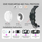 Reflective Dog Collar with Apple AirTag Holder & QR Code Pet ID Tag,Soft Nylon Adjustable Dog Tracker Collar with Safety Lock for Small Dogs(Black, S)