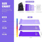 Resistance Bands, Exercise Bands, Physical Therapy Bands for Strength Training, Yoga, Pilates, Stretch Elastic Band with Different Strengths, Workout Bands for Home Gym