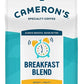 Cameron's Coffee Roasted Ground Coffee Bag, Breakfast Blend, 12 Ounce (Pack of 6)