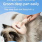 Pet Grooming Steam Brush, Pet Spray Hair Removal Comb, Anti-Static, Rechargeable, Comfortable Grip, for Dogs & Cats, Spray Hair Removal Comb, Steam Brush for Shedding & Grooming, White