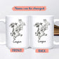 Cow Ceramic Cup 11 15Oz, Personalized Cow Coffee Mug Gift For Christmas, Unique Animal White Accent Coffee Cup, Custom Cows Lover Coffee Mug With Name, Unique Cows Teacup Gift For Kid Child Birthday