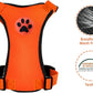 Lukovee Dog Seat Belt - Adjustable Dog Car Harness for Large, Medium, Small Dogs - Soft Padded & Breathable Mesh Dog Seatbelt with Vehicle Connector Strap (Orange, Small)