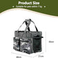Cat Carrier Bag, Foldable Pet Bag Airline Approved, Pet Travel Carrier for Medium Cats Small Cats Dogs, Sturdy Transport Carriers Long Trips(Grey)